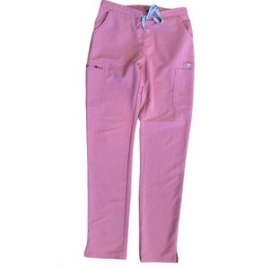 Figs Yola Skinny Scrub Pants Mauve Small Tall